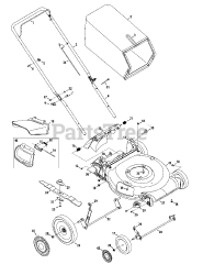 Columbia P 21 HWXL (11A-B29V897) - Columbia 21" Walk-Behind Mower (2015)