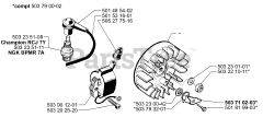 Husqvarna 245 - Husqvarna String Trimmer (2001-01) Ignition/Flywheel