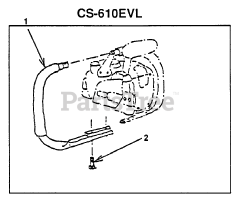 Echo CST-610 EVL - Echo Chainsaw Loop Handle Kit (R)