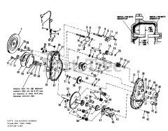 Simplicity 525 (990485) - Simplicity Serf Lawn Tractor Transmission Group