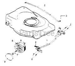 Yard Machines 12A-379B019 - Yard Machines Walk-Behind Mower (2000) (Agway) Front Axle Assembly &amp; Height Adjuster
