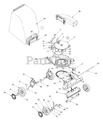Craftsman 247.770550 (24A-060G799) - Craftsman Walk-Behind Yard Vacuum (2005) (Sears)