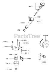 Cub Cadet RZT-50 (17WI2ACP056) - Cub Cadet 50" RZT Zero-Turn Mower, Kawasaki (2010) Kawasaki FR651V-AS05 Lubrication Equipment