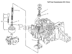 Toro 72115 (270-H) - Toro Lawn & Garden Tractor (SN: 099000001 - 099999999) (1999) Pump Shaft