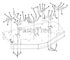 Ariens 915318 (1744) - Ariens Zoom 44" Zero-Turn Mower, 15hp Kawasaki (SN: 025000 & Above) Handle And Stabilizer Brackets