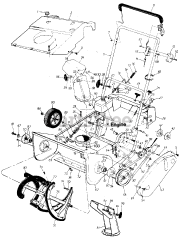 MTD 0573853 (318-180-095) - MTD Snow Thrower (1988) (Cenex) Parts, Snow Throwers