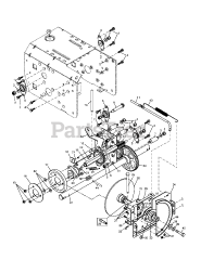 Poulan Pro PR 524E SA - Poulan Pro Snow Thrower (2004) Drive