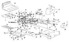 MTD 130-654F - MTD Lawn Tractor (1990)