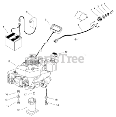 Ariens 911504 (LM 21 SM) - Ariens 21" Self-Propelled Walk-Behind Mower, 6hp Briggs & Stratton (SN: 000101 & Above)