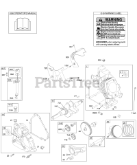 Briggs & Stratton 20E412-0100-E1 - Briggs & Stratton Horizontal Engine