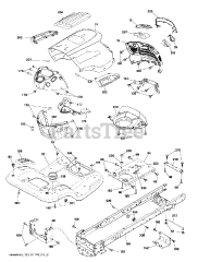 Poulan Pro PP 20VA46 (960460079-00) - Poulan Pro Lawn Tractor (2015-09)