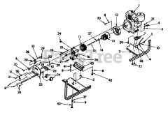 Generac 3ZC12 (9321-0) - Generac 4,000 Watt Portable Generator Replacement Parts List for 3ZC12 A-C Generator