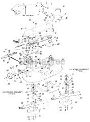 MTD 19931-8 - MTD Mower Deck Assembly Only (1988)