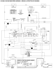 Ferris IS 2100Z (5901333) - Ferris IS2100Z Series 61" Zero-Turn Mower, 28hp Briggs & Stratton Electrical Schematic - Charging Circuit - Briggs &amp; Stratton EFI