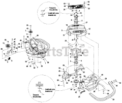 Exmark LZUV2B - Exmark Ultra Vac Twin Bagger for Lazer Z Mower (SN: 000850000 - 000919999) (2010) LZUV2B - Blower Assembly 109-9832