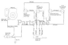 Gravely 988080 - Gravely Pro 200 Walk-Behind Mower Power Unit, 15hp Kohler (SN: 000101 & Above) Wiring Diagram - 15HP