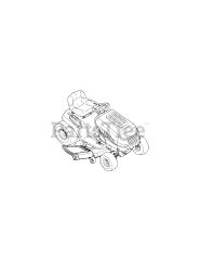 MTD 13AX915T004 - MTD Gold Lawn Tractor (2011)