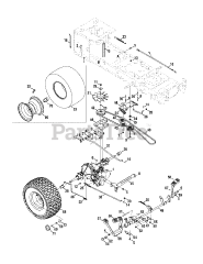 Craftsman 247.289800 (13AR91PS099) - Craftsman PYT9000 Yard Tractor (2010) (Sears)