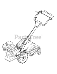 Yard Machines 21AA40M1029 - Yard Machines Tiller (2010) (Home Depot)