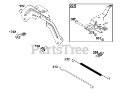 Briggs & Stratton 613275-0119-E1 - Briggs & Stratton Horizontal Engine Controls Group
