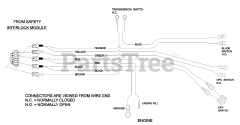 Exmark MHP4815KC - Exmark 48" Metro HP Walk-Behind Mower, 15hp Kohler (SN: 220000 - 259999) (2000) Wiring Diagram 15 &amp; 17 HP KAWASAKI