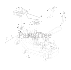 Exmark 116-3001 - Exmark Ultra Vac Bagger for Pioneer Mower (SN: 404314159 - 406294344) (2019) Completing Kit No. 116-4887