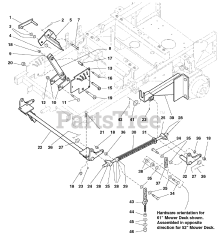 Ferris IS Z (5901078) - Ferris ISZ Series 52" Zero-Turn Mower, 25hp Kohler (SN: 2269 & Above)