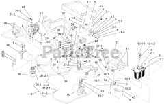 Toro 74268 (Z 597-D) - Toro 60" Z Master Zero-Turn Mower, Side-Discharge Deck (SN: 270000001 - 270000300) (2007) Hydraulic System Assembly