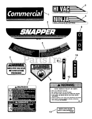Snapper CP 215520HV (7800372) - Snapper 21" Walk-Behind Mower, 5.5hp