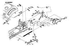 Troy-Bilt 13079 - Troy-Bilt Lawn Tractor, Hydro Drive (SN: 130790100101 & Above) LIFT ASSEMBLY