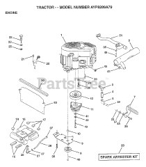 Electrolux/AYP AYP 8209 A79 - Electrolux/AYP Lawn Tractor (1997) ENGINE