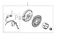 Husqvarna G 1300 P (967664903) - Husqvarna Portable Generator (2018-08) FLYWHEEL