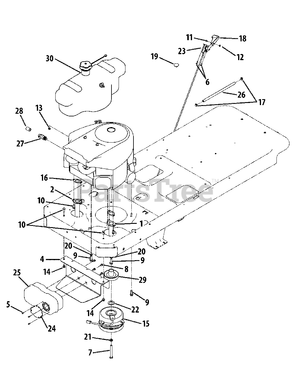 Cub Cadet RZT50 VT (17BK2ACP010) Cub Cadet 50" RZT ZeroTurn Mower