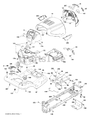 Poulan Pro PB 22H46YT (960420138-01) - Poulan Pro Lawn Tractor (2011-07)