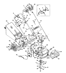 Yard-Man 12A-569T401 - Yard-Man Walk-Behind Mower (2001) General Assembly (569T Series)