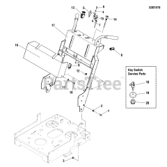 Ferris CCW 36 (5900758) - Ferris Comfort Control DD 36" Walk-Behind Mower, 15hp Kawasaki, Side-Discharge