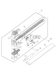 Craftsman 316.792491 (41CJAH-C799) - Craftsman Gear Box Attachment (Sears) General Assembly