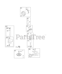 Briggs & Stratton 21A807-0333-E1 - Briggs & Stratton Vertical Engine Camshaft, Crankshaft, Lubrication, Piston, Rings, Connecting Rod
