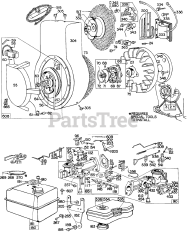 Briggs & Stratton 140202-9137-XX - Briggs & Stratton Horizontal Engine