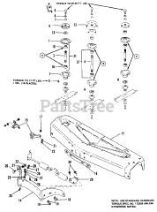 Simplicity 7016 H (1690430) - Simplicity 48" Garden Tractor, 16hp 48" Housing &amp; Arbor Group
