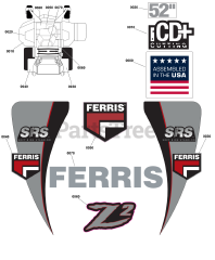 Ferris SRS Z2 (5902165) - Ferris SRS Z2 Series 52" Stand-On Mower, 28hp Briggs & Stratton