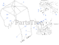 Cub Cadet 19B30022 (19B30022100) - Cub Cadet Snow Cab (2019) General Assembly