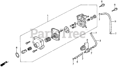 Honda BF5 AH LA (BADL) - Honda Outboard Engine, Made in Japan (SN: BADL-1000001 - BADL-1099999) FUEL PUMP