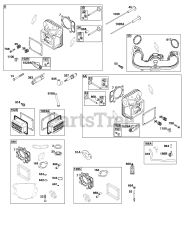 Briggs & Stratton 44C677-0006-B1 - Briggs & Stratton Vertical Engine Cylinder Head Group
