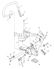 Echo CS-510 - Echo Chainsaw (SN: 04001001 - 04999999) Handles, Throttle Trigger