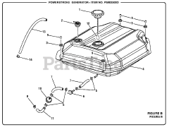 PowerStroke PS 903500 D (090079254) - PowerStroke 3500 Watt Generator Figure B