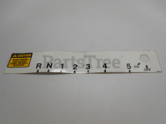 Scag 48849 Decal, Swb Inst Panel