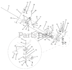 Parker 895804 - Parker Trailette Sweeper (SN: 000101 & Above)