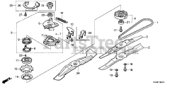 Honda HRR216 K6 VXAA (MZCG) - Honda 21" Walk-Behind Mower, Made in USA (SN: MZCG-8000001 - MZCG-8199999) ROTARY BLADE