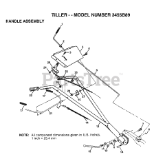 Electrolux/AYP 3455 B89 - Electrolux/AYP Tiller (1998)